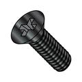 4-40X1 1/2 Phillips Flat Machine Screw Fully Threaded 18 8 Stainless Steel Black Oxide (Pack Qty 4 000) BC-0424MPF188B