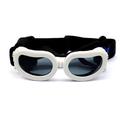 UV Protection Goggles Eye Windproof Anti-Fog Protection Goggles Dog Sunglasses Eyewear Sun Glasses WHITE