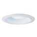 Juno Lighting 28W-WH 6-Inch Fully Enclosed Ultra-Trim White Baffle White Trim