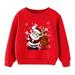 Sweat Shirt for Boys Jackets for Teen Boys Christmas Kids Child Baby Boys Girls Letter Long Sleeve Cartoon Sweatshirt Tops Xmas Outfit Size 14 Sweater Boys
