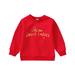 Hoodie Kids Zip up Kids Sweatshirt Christmas Kids Toddler Baby Boys Girls Letter Long Sleeve Sweatshirt Tops Xmas Outfit Cardigan Toddler Girls 4t