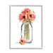 Stupell Industries Mason Jar Poppys Graphic Art Framed Art Print Wall Art 11x14 By Amanda Greenwood