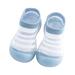 Dadaria Girls Knee High Socks 3Months-3Years Toddler Baby Boys Girls Cute Fashion Stripe Hollow Out Breathable Soft Non-slip Toddler Shoes Socks Sky Blue 9-12 Months Girls