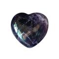 mnjin natural dream amethyst flower amethyst heart-shaped love ornaments rough polished crafts a