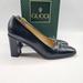 Gucci Shoes | Gucci Womens Vintage Square Toe Horsebit Pumps Black Leather | Color: Black | Size: 6