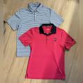 Adidas Shirts | 2 Men’s Size Small Golf Polos. Adidas & Vineyard Vines. | Color: Blue/Pink | Size: S
