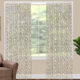 Sweet Songbird Lace Curtain Panel, 60 x 84, Champagne