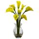 Classic Calla Lily Vase Arrangement in Yellow