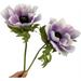 HAOSHICS 6Pcs Artificial Anemone Flowers Fake Silk Anemone Bouquet Real Touch Anemone Branches Table Centerpieces for Home Coffee Shop Wedding Party Holiday Decor (Deep Sapphire Blue)