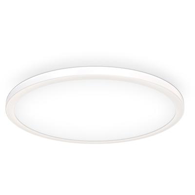 B.K.LICHT Panel, weiß, B:42,0cm H:2,9cm L:42,0cm Ø:42,0cm, Lampen, Deckenleuchte, dimmbar, ultra-flach, indirektes Licht, neutralweiß, LED Panels Image