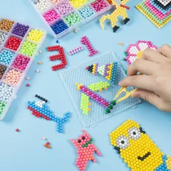 Perles de pulvérisation d'eau magiques pour enfants perles 3D accessoires de puzzles jouets pour