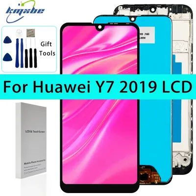 6.26 "LCD d'origine pour Huawei Y7 2019 DUB-LX1 DUB-LX3 écran tactile Hébergements eur d'écran avec