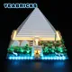 YEABRICKS – Kit de lumières LED pour 21058 pyramides ensemble de blocs de construction (modèle non