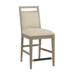 Red Barrel Studio® Jamarquez Fabric Slat Back Side Chair Wood/Upholstered in Brown | 40 H in | Wayfair C898E0A3628F4530805594CFE9ABE6BE