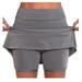 Womens s Athletic Tennis Skirt Sports Golf Running Skorts with 2 Pockets