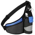 Running Belt Bag Sport Waist Bag with Water Bottle Holder Adjustable Fanny Pack Pouch