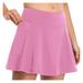 Outfmvch Pink Dress for Women Tennis Skirts Inner Shorts Elastic Sports Golf Skorts with Pockets Womens Dresses Fall Dresses