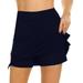 Abcnature Plus Size Shorts Womens Athletic Shorts Women Active Performance Skort Lightweight Skirt For Running Tennis Golf Sport Comfy Beach Shorts Yoga Pants Cycling Sport Shorts Navy S