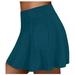 HSMQHJWE Green Plaid Skirt Twin Size Bed Skirt Yoga Tennis Pockets Shorts Inner Hakama Run Women S Golf Sports Skirts Elastic Skirt Back To School Outfits For Girls Skirts