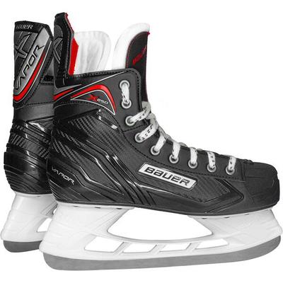 BAUER Herren Eishockeyschuhe Schlittschuh Vapor X250 - Sr., Größe 48 in schwarz-rot