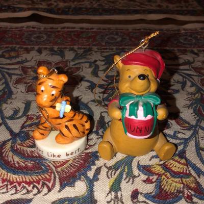 Disney Holiday | Collectible Winnie The Pooh Ornaments | Color: Orange/Red | Size: Os