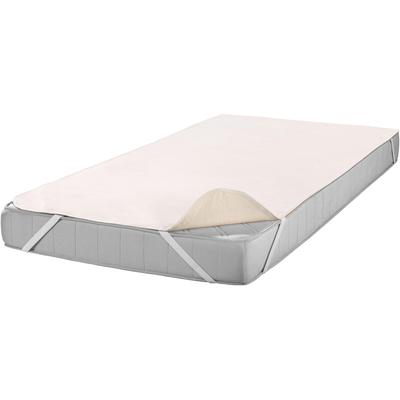 Matratzenauflage SETEX "Molton Auflage, Allergiker geeignet (Hausstauballergiker)", beige (naturweiß), B:100cm L:200cm, Bezug: 100% Baumwolle, Matratzenzubehör, Auflage 90x200 cm, 140x200 cm und weiteren Größen, saugfähig Image