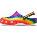 Crocs Unisex-Adult Men's and Women's Classic Rainbow Dye Clog, Rainbow, 3 UK Men/ 5 UK Women