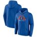 Men's Fanatics Branded Royal New York Mets Big & Tall Utility Pullover Hoodie