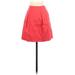 J.Crew Casual Skirt: Pink Solid Bottoms - Women's Size 2