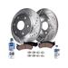 2003-2007 Honda Accord Front Brake Pad and Rotor Kit - Detroit Axle