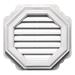 Mid America Octagon Vinyl Gable Vents (In Stock Now) 22 Inch - 117 Bright White