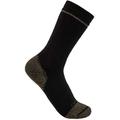 Carhartt Cotton Blend Steel Toe Boot Socken (Confezione da 2), nero, dimensione L XL