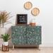 Heather Dutton Solstice Boho Geometric Made-to-Order Credenza Cabinet