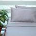 Fabdreams Sateen 400 Thread Count Organic Sheet Set 100% Cotton/Sateen in Gray | Queen | Wayfair FDS400QNLG