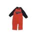 OshKosh B'gosh Long Sleeve Outfit: Orange Color Block Bottoms - Size 6-9 Month