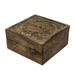 Red Barrel Studio® Yoga Decorative Box Wood in Brown | 2.75 H x 5.5 W x 5.5 D in | Wayfair 8AD8FC682ABE4D2984D68B1DA2E49D65