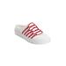 Women's The Charlotte Machine Washable Sneaker by Comfortview in White (Size 9 1/2 M)