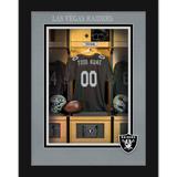 Las Vegas Raiders 12'' x 16'' Personalized Team Jersey Print