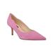 Nine West Shoes | Nine West Womens Abaline Pointy Toe Pump,Pink Suede,9 M | Color: Pink | Size: 9