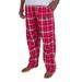 Men's Concepts Sport Red Arizona Diamondbacks Ultimate Plaid Flannel Pajama Pants