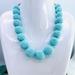 J. Crew Jewelry | J.Crew Beaded Ball Necklace | Color: Blue | Size: Os