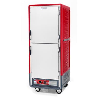 Metro C539-HDS-L Full Height Insulated Mobile Heated Cabinet w/ (34) Pan Capacity, 120v, Red