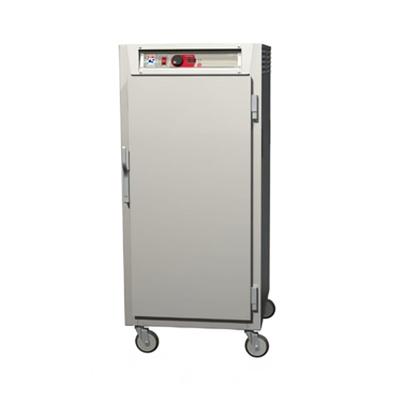 Metro C587-SFS-U 3/4 Height Insulated Mobile Heated Cabinet w/ (13) Pan Capacity, 120v, Solid Door, Stainless Steel