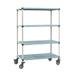 Metro Q566EG3 MetroMax Q Polymer Louvered Shelf Kit - 60"W x 24"D x 67 5/16"H, 900 lb. Capacity