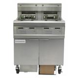 Frymaster FPEL214CA OCF30 Commercial Electric Fryer - (2) 30 lb Vats, Floor Model, 240v/3ph, Stainless Steel