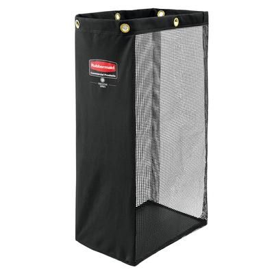 Rubbermaid 1966889 Bag for Side Load Housekeeping Cart, Black, Case of 4