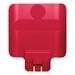 Rubbermaid 2007905 Billboard for Slim Jim 23 gal Recycling Station Containers - 11 3/4" x 14 1/4", Plastic, Red, Snap In Design