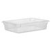 Rubbermaid FG330800CLR 8 1/2 gal Food/Tote Box - 26x18x6" Clear Poly