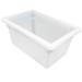 Rubbermaid FG350400WHT 5 gal Food/Tote Box - 18x12x9" White Poly