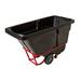 Rubbermaid FG130600BLA 1/2 cu yd Trash Cart w/ 1400 lb Capacity, Black, 1400-lb. Capacity